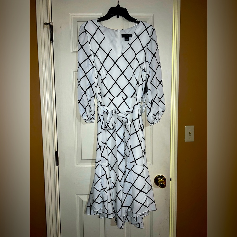 NWT Jessica Howard Black & White Dress
